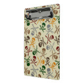 Mini Porte-bloc Crânes de pirate avec les épées croisées (Angle2)