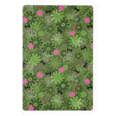 Mini Porte-bloc Crânes punks Girly sur l'arrière - plan de Camo de (Dos)