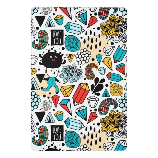 Mini Porte-bloc Crazy head (Dos)