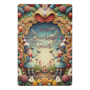 Mini Porte-bloc Créez Vos Propres Filles Tweedle Fantaisistes