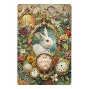 Mini Porte-bloc Créez votre propre lapin blanc fantaisiste