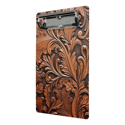 Mini Porte-bloc Cuir à outils rustique (Angle2)