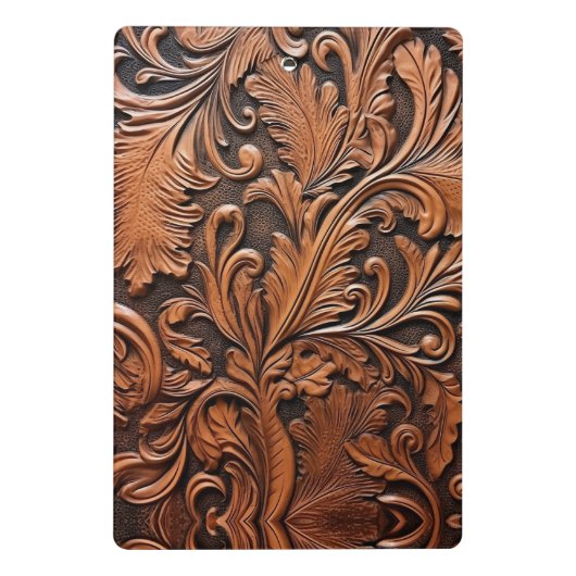 Mini Porte-bloc Cuir à outils rustique (Dos)