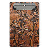 Mini Porte-bloc Cuir à outils rustique (Devant)