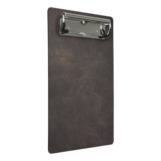 Mini Porte-bloc Cuir gris (Incliné)