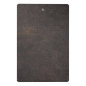 Mini Porte-bloc Cuir gris (Dos)