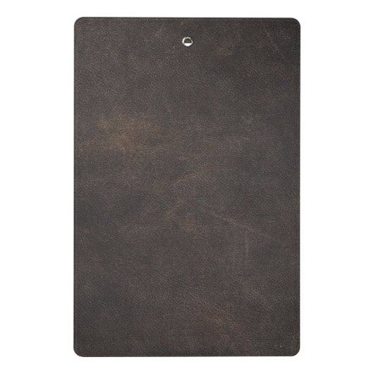 Mini Porte-bloc Cuir gris (Dos)