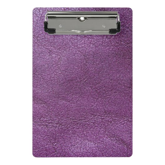 Mini Porte-bloc Cuir lavande (Devant)
