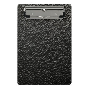 Mini Porte-bloc Cuir noir