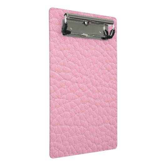 Mini Porte-bloc Cuir rose (Incliné)