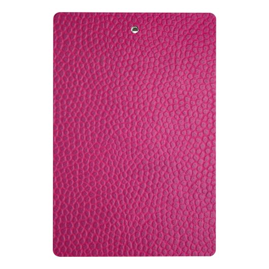 Mini Porte-bloc Cuir rose (Dos)