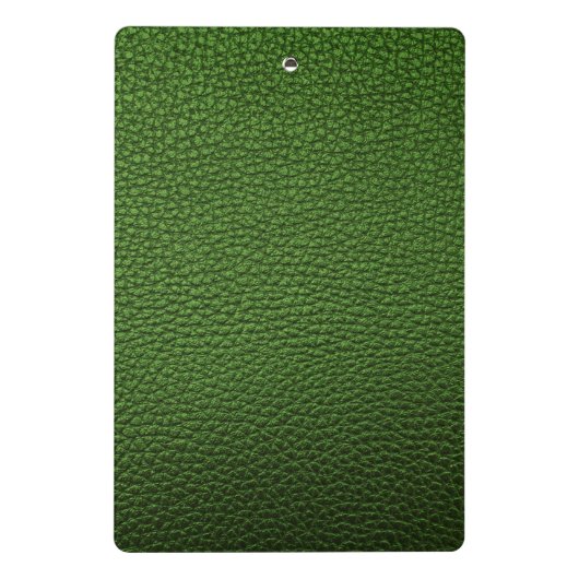 Mini Porte-bloc Cuir vert (Dos)