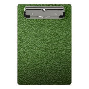 Mini Porte-bloc Cuir vert