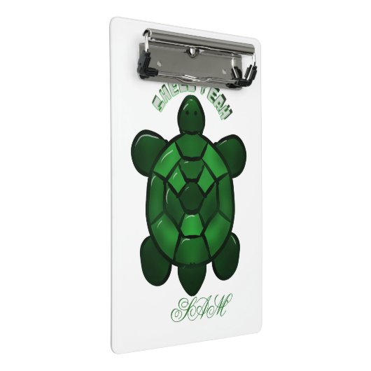 Mini Porte-bloc Custom and personalized Cute Turtle  (Incliné)