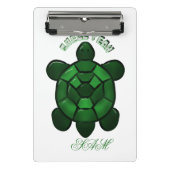 Mini Porte-bloc Custom and personalized Cute Turtle  (Devant)