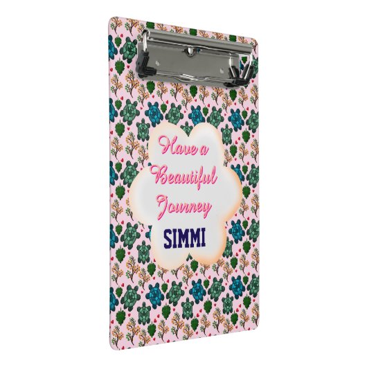 Mini Porte-bloc Custom turtle pattern  (Incliné)