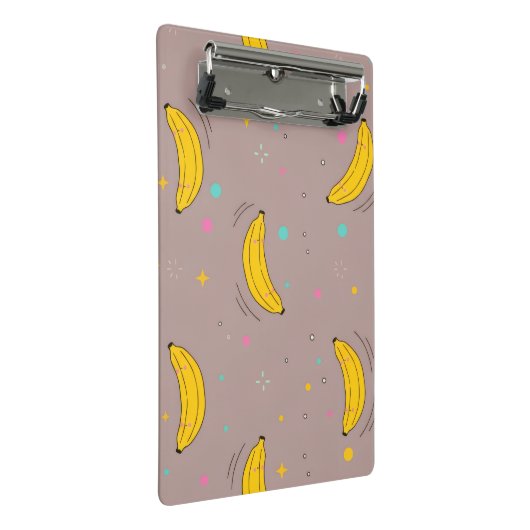 Mini Porte-bloc Cute Banana Pattern Mini Clipboard (Incliné)