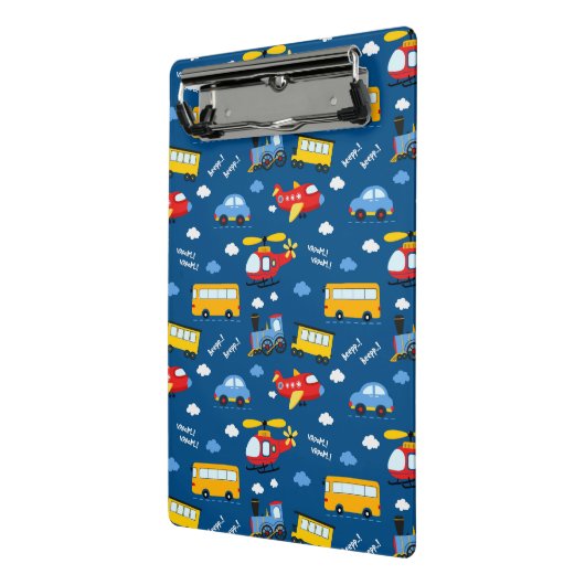 Mini Porte-bloc Cute Cartoon Vehicles Pattern  (Angle2)