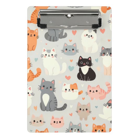 Mini Porte-bloc Cute chat (Devant)