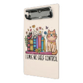 Mini Porte-bloc Cute Floral Livres et Chat (Angle2)