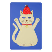 Mini Porte-bloc Cute Noël Chat Motif (Dos)