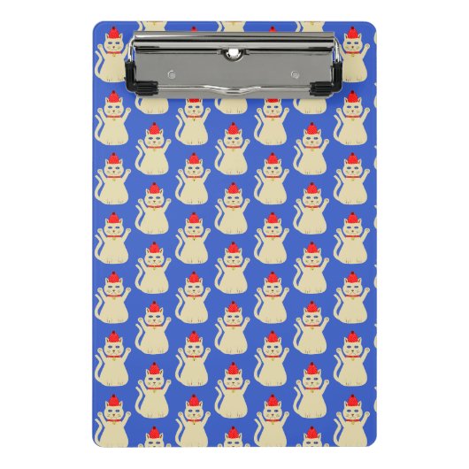 Mini Porte-bloc Cute Noël Chat Motif (Devant)