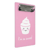 Mini Porte-bloc Cute pink animate cupcake (Incliné)