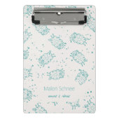 Mini Porte-bloc Cute Sheep – Whimsical Seamless Pattern (Devant)