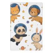 Mini Porte-bloc Cute Space Animaux Porte - bloc - Adorable astrona (Dos)