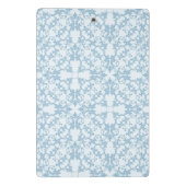 Mini Porte-bloc Damassé bleu-clair (Dos)