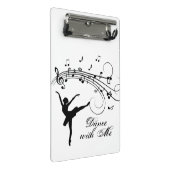 Mini Porte-bloc Danseuse Danse avec Moi Note de Musique (Incliné)