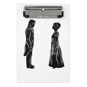 Mini Porte-bloc Darcy & Lizzy silhouette plus citation