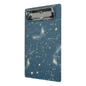 Mini Porte-bloc Dark Academia Navy Ivory Moon Constellation Chart (Angle2)