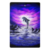 Mini Porte-bloc Dauphin clair de lune (Dos)