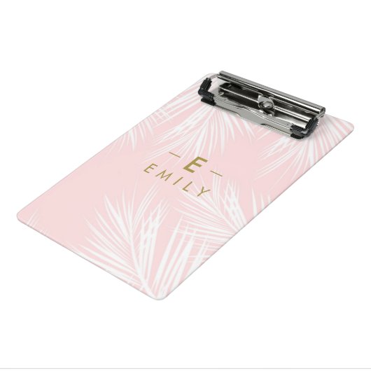 Mini Porte-bloc de notes Tropical Rose Personnalisé (Angle3)