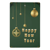 Mini Porte-bloc Décorations de fêtes de fin d'année (Dos)