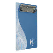 Mini Porte-bloc Dégradé bleu iridescent de luxe (Incliné)