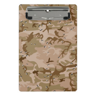 Mini Porte-bloc Déguisement camouflage du désert avec galets, Mili