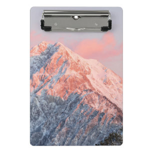 Mini Porte-bloc Dernier soleil sur la montagne Storžič, Slovénie