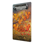 Mini Porte-bloc "Des écureuils gais ramassent des noix" (Angle2)