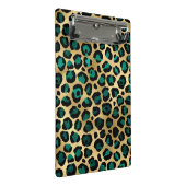 Mini Porte-bloc Design turquoise et Gold Leopard Series 14 (Incliné)