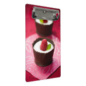 Mini Porte-bloc Dessert blanc de mousse de chocolat (Incliné)