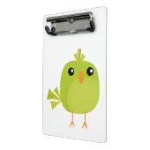 Mini Porte-bloc Dessin animé d'oiseau vert (Angle2)