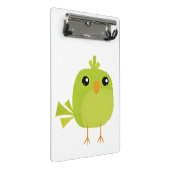 Mini Porte-bloc Dessin animé d'oiseau vert (Incliné)