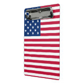 Mini Porte-bloc Dessin de fierté du drapeau américain USA (Angle2)