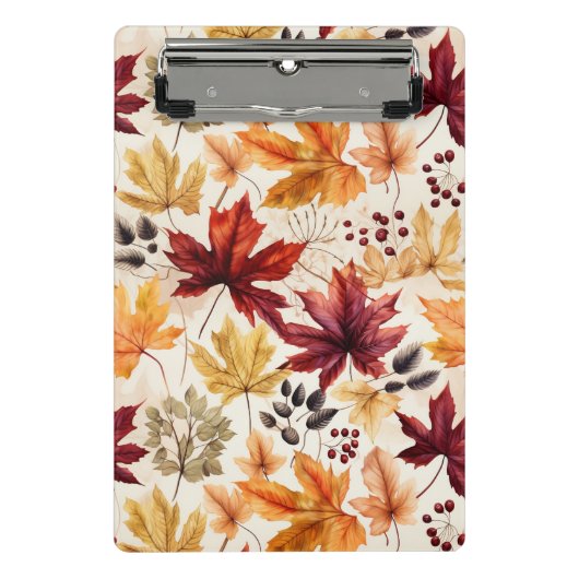 Mini Porte-bloc Dites-le avec des feuilles d'automne 3 - (Devant)