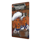 Mini Porte-bloc Doxies Rouges (Angle2)