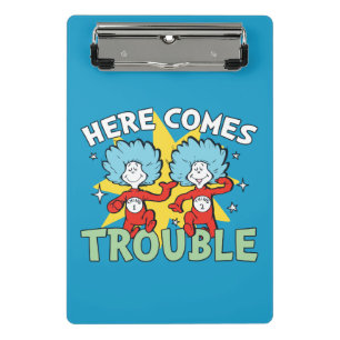 Mini Porte-bloc Dr. Seuss Chose Un Chose Deux Les Ennuis Arriven