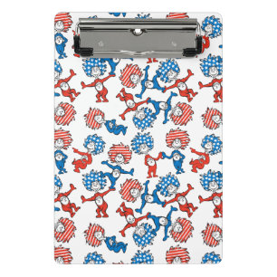 Mini Porte-bloc Dr. Seuss   Chose Une Chose Deux Motif Drapeau Amé