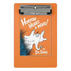 Mini Porte-bloc Dr. Seuss Horton entend un Qui le Livre